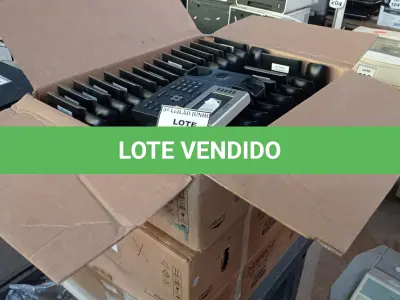 LOTE 222 - 01 LOTE COM GRANDE QUANTIDADE DE APARELHOS DE TELEFONE. (NO ESTADO) ATENÇÃO! FAZER A VISITAÇÃO ANTES DE ARREMATAR, NÃO SABEMOS SE FUNCIONA, LEILÃO NÃO TEM GARANTIA E NEM DEVOLUÇÃO, SUJEITO A POSSÍVEIS AVARIAS VISÍVEIS/OCULTAS E/OU AUSÊNCIA DE COMPONENTES.