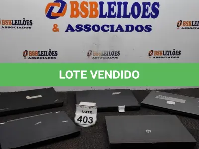 LOTE 403 - 05 NOTEBOOKS DE MARCAS E MODELOS DIVERSOS PARA RETIRADA DE PEÇAS. (NO ESTADO) ATENÇÃO! FAZER A VISITAÇÃO ANTES DE ARREMATAR, NÃO SABEMOS SE FUNCIONA, LEILÃO NÃO TEM GARANTIA E NEM DEVOLUÇÃO, SUJEITO A POSSÍVEIS AVARIAS VISÍVEIS/OCULTAS E/OU AUSÊNCIA DE COMPONENTES.