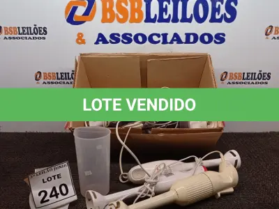 LOTE 240 - 01 LOTE COM VARIOS MIXERS. (NO ESTADO) ATENÇÃO! FAZER A VISITAÇÃO ANTES DE ARREMATAR, NÃO SABEMOS SE FUNCIONA, LEILÃO NÃO TEM GARANTIA E NEM DEVOLUÇÃO, SUJEITO A POSSÍVEIS AVARIAS VISÍVEIS/OCULTAS E/OU AUSÊNCIA DE COMPONENTES.