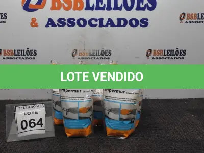 LOTE 064 - 05 IMPERMEABILIZANTES PARA TRATAMENTO DE PAREDE COM 1L MARCA SIKA. (NO ESTADO) ATENÇÃO! FAZER A VISITAÇÃO ANTES DE ARREMATAR, NÃO SABEMOS SE FUNCIONA. LEILÃO NÃO TEM GARANTIA E NEM DEVOLUÇÃO, SUJEITO A POSSÍVEIS AVARIAS VISÍVEIS/OCULTAS E/OU AUSÊNCIA DE COMPONENTES.