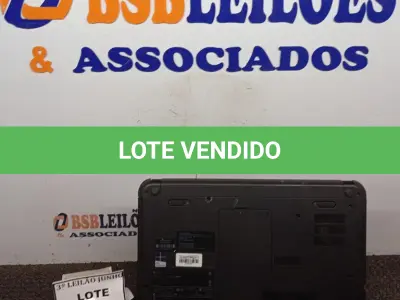 LOTE 252 - 01 NOTEBOOK MARCA HP. (NO ESTADO) ATENÇÃO! FAZER A VISITAÇÃO ANTES DE ARREMATAR, NÃO SABEMOS SE FUNCIONA, LEILÃO NÃO TEM GARANTIA E NEM DEVOLUÇÃO, SUJEITO A POSSÍVEIS AVARIAS VISÍVEIS/OCULTAS E/OU AUSÊNCIA DE COMPONENTES.