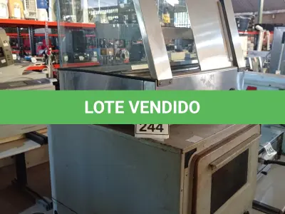 LOTE 244 - 01 ESTUFA ELÉTRICA PARA SALGADOS E 01 FORNO ELÉTRICO. (NO ESTADO) ATENÇÃO! FAZER A VISITAÇÃO ANTES DE ARREMATAR, NÃO SABEMOS SE FUNCIONA, LEILÃO NÃO TEM GARANTIA E NEM DEVOLUÇÃO, SUJEITO A POSSÍVEIS AVARIAS VISÍVEIS/OCULTAS E/OU AUSÊNCIA DE COMPONENTES.