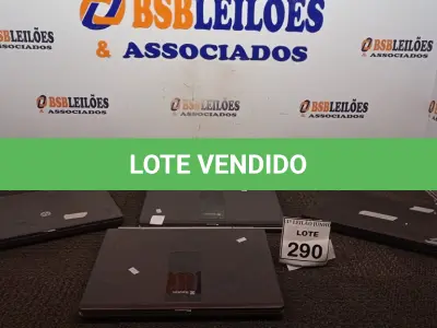 LOTE 290 - 04 NOTEBOOKS DE MARCA E MODELOS DIVERSOS PARA RETIRADA DE PEÇAS. (NO ESTADO) ATENÇÃO! FAZER A VISITAÇÃO ANTES DE ARREMATAR, NÃO SABEMOS SE FUNCIONA, LEILÃO NÃO TEM GARANTIA E NEM DEVOLUÇÃO, SUJEITO A POSSÍVEIS AVARIAS VISÍVEIS/OCULTAS E/OU AUSÊNCIA DE COMPONENTES.