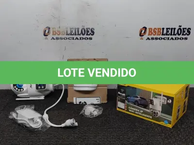 LOTE 015 - CÂMERA DUPLA IP WIFI INTELIGENTE EXTERNA APPS YOOSEE  ALTO FALANTE MICROFONE GIRA 360GRAUS COM LEDES BRANCO FOTOSSENSÍVEL 1080P. (NO ESTADO) ATENÇÃO! FAZER A VISITAÇÃO ANTES DE ARREMATAR, NÃO SABEMOS SE FUNCIONA, LEILÃO NÃO TEM GARANTIA E NEM DEVOLUÇÃO, SUJEITO A POSSÍVEIS AVARIAS VISÍVEIS/OCULTAS E/OU AUSÊNCIA DE COMPONENTES.  