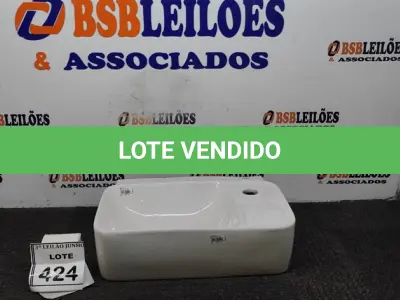 LOTE 424 - 01 LAVATÓRIO APOIO MARCA CELITE. (NO ESTADO) ATENÇÃO! FAZER A VISITAÇÃO ANTES DE ARREMATAR, NÃO SABEMOS SE FUNCIONA, LEILÃO NÃO TEM GARANTIA E NEM DEVOLUÇÃO, SUJEITO A POSSÍVEIS AVARIAS VISÍVEIS/OCULTAS E/OU AUSÊNCIA DE COMPONENTES.