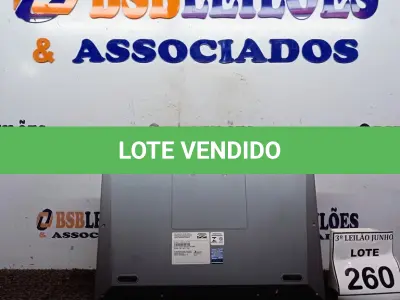 LOTE 260 - 01 NOTEBOOK MARCA POSITIVO. (NO ESTADO) ATENÇÃO! FAZER A VISITAÇÃO ANTES DE ARREMATAR, NÃO SABEMOS SE FUNCIONA, LEILÃO NÃO TEM GARANTIA E NEM DEVOLUÇÃO, SUJEITO A POSSÍVEIS AVARIAS VISÍVEIS/OCULTAS E/OU AUSÊNCIA DE COMPONENTES.