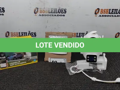 LOTE 370 - CÂMERA DUPLA IP WIFI INTELIGENTE EXTERNA APPS YOOSEE  ALTO FALANTE MICROFONE GIRA 360GRAUS COM LEDES BRANCO FOTOSSENSÍVEL 1080P. (NO ESTADO) ATENÇÃO! FAZER A VISITAÇÃO ANTES DE ARREMATAR, NÃO SABEMOS SE FUNCIONA, LEILÃO NÃO TEM GARANTIA E NEM DEVOLUÇÃO, SUJEITO A POSSÍVEIS AVARIAS VISÍVEIS/OCULTAS E/OU AUSÊNCIA DE COMPONENTES.  