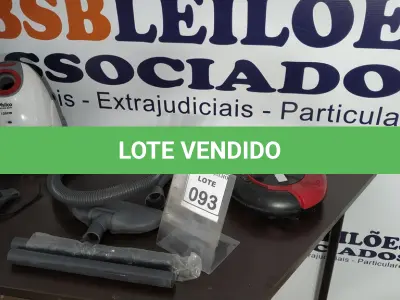 LOTE 093 - 01 ASPIRADOR DE PÓ MARCA PHILCO 01 ASPIRADOR ROBO MARCA MULTILASER. (NO ESTADO) ATENÇÃO! FAZER A VISITAÇÃO ANTES DE ARREMATAR, NÃO SABEMOS SE FUNCIONA. LEILÃO NÃO TEM GARANTIA E NEM DEVOLUÇÃO, SUJEITO A POSSÍVEIS AVARIAS VISÍVEIS/OCULTAS E/OU AUSÊNCIA DE COMPONENTES.