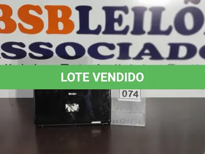 LOTE 074 - 01 NOTEBOOK MARCA VECTOR.  (NO ESTADO) ATENÇÃO! FAZER A VISITAÇÃO ANTES DE ARREMATAR, NÃO SABEMOS SE FUNCIONA. LEILÃO NÃO TEM GARANTIA E NEM DEVOLUÇÃO, SUJEITO A POSSÍVEIS AVARIAS VISÍVEIS/OCULTAS E/OU AUSÊNCIA DE COMPONENTES.
