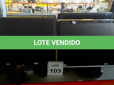 LOTE 103 - 07 MONITORES LCD DE MARCAS E MODELOS DIVERSOS. (NO ESTADO) ATENÇÃO! FAZER A VISITAÇÃO ANTES DE ARREMATAR, NÃO SABEMOS SE FUNCIONA. LEILÃO NÃO TEM GARANTIA E NEM DEVOLUÇÃO, SUJEITO A POSSÍVEIS AVARIAS VISÍVEIS/OCULTAS E/OU AUSÊNCIA DE COMPONENTES.