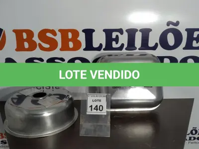 LOTE 140 - 02 CUBAS INOX. (NO ESTADO) ATENÇÃO! FAZER A VISITAÇÃO ANTES DE ARREMATAR, NÃO SABEMOS SE FUNCIONA. LEILÃO NÃO TEM GARANTIA E NEM DEVOLUÇÃO, SUJEITO A POSSÍVEIS AVARIAS VISÍVEIS/OCULTAS E/OU AUSÊNCIA DE COMPONENTES.