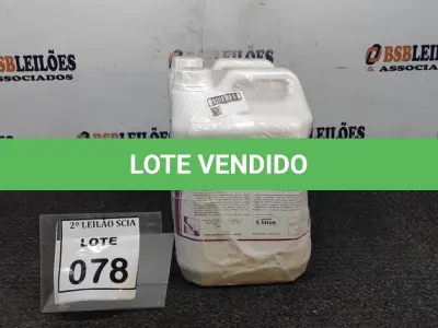 LOTE 078 - 02 REMOVEDORES DE CERA E ACABAMENTOS COM 5L CADA. (NO ESTADO) ATENÇÃO! FAZER A VISITAÇÃO ANTES DE ARREMATAR, NÃO SABEMOS SE FUNCIONA. LEILÃO NÃO TEM GARANTIA E NEM DEVOLUÇÃO, SUJEITO A POSSÍVEIS AVARIAS VISÍVEIS/OCULTAS E/OU AUSÊNCIA DE COMPONENTES.