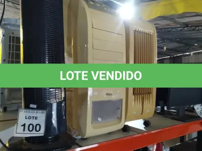 LOTE 100 - 02 CLIMATIZADORES SENDO 01 MARCA PHILCO E 01 MARCA KOMECO E 01 VENTILADOR DE COLUNA MARCA ARNO. (NO ESTADO) ATENÇÃO! FAZER A VISITAÇÃO ANTES DE ARREMATAR, NÃO SABEMOS SE FUNCIONA. LEILÃO NÃO TEM GARANTIA E NEM DEVOLUÇÃO, SUJEITO A POSSÍVEIS AVARIAS VISÍVEIS/OCULTAS E/OU AUSÊNCIA DE COMPONENTES.
