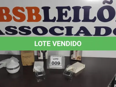 LOTE 009 - 01 HEADPHONES, 02 RELÓGIOS WATCH, 01 LASER PARA REMOÇÃO DE SOBRANCELHAS E 01 MINI UMIDIFICADOR.  (NO ESTADO) ATENÇÃO! FAZER A VISITAÇÃO ANTES DE ARREMATAR, NÃO SABEMOS SE FUNCIONA. LEILÃO NÃO TEM GARANTIA E NEM DEVOLUÇÃO, SUJEITO A POSSÍVEIS AVARIAS VISÍVEIS/OCULTAS E/OU AUSÊNCIA DE COMPONENTES.