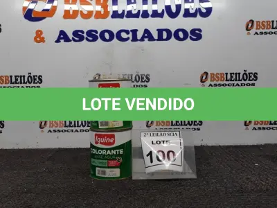 LOTE 100 - 02 COLORANTES A BASE DE ÁGUA COM 900ML NA COR AMARELA MARCA IQUINE.  (NO ESTADO) ATENÇÃO! FAZER A VISITAÇÃO ANTES DE ARREMATAR, NÃO SABEMOS SE FUNCIONA. LEILÃO NÃO TEM GARANTIA E NEM DEVOLUÇÃO, SUJEITO A POSSÍVEIS AVARIAS VISÍVEIS/OCULTAS E/OU AUSÊNCIA DE COMPONENTES.