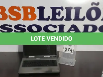 LOTE 074 - 01 NOTEBOOK MARCA VECTOR.  (NO ESTADO) ATENÇÃO! FAZER A VISITAÇÃO ANTES DE ARREMATAR, NÃO SABEMOS SE FUNCIONA. LEILÃO NÃO TEM GARANTIA E NEM DEVOLUÇÃO, SUJEITO A POSSÍVEIS AVARIAS VISÍVEIS/OCULTAS E/OU AUSÊNCIA DE COMPONENTES.