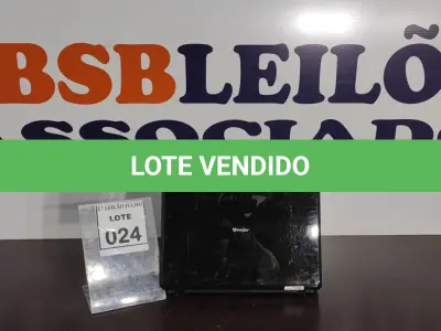 LOTE 024 - 01 NOTEBOOK MARCA VECTOR.  (NO ESTADO) ATENÇÃO! FAZER A VISITAÇÃO ANTES DE ARREMATAR, NÃO SABEMOS SE FUNCIONA. LEILÃO NÃO TEM GARANTIA E NEM DEVOLUÇÃO, SUJEITO A POSSÍVEIS AVARIAS VISÍVEIS/OCULTAS E/OU AUSÊNCIA DE COMPONENTES.