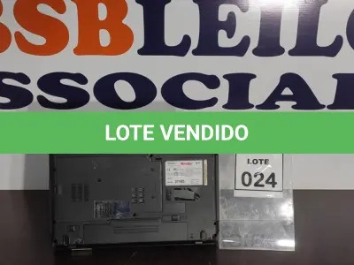 LOTE 024 - 01 NOTEBOOK MARCA VECTOR.  (NO ESTADO) ATENÇÃO! FAZER A VISITAÇÃO ANTES DE ARREMATAR, NÃO SABEMOS SE FUNCIONA. LEILÃO NÃO TEM GARANTIA E NEM DEVOLUÇÃO, SUJEITO A POSSÍVEIS AVARIAS VISÍVEIS/OCULTAS E/OU AUSÊNCIA DE COMPONENTES.