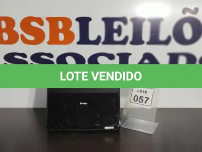 LOTE 057 - 01 NOTEBOOK MARCA VECTOR.  (NO ESTADO) ATENÇÃO! FAZER A VISITAÇÃO ANTES DE ARREMATAR, NÃO SABEMOS SE FUNCIONA. LEILÃO NÃO TEM GARANTIA E NEM DEVOLUÇÃO, SUJEITO A POSSÍVEIS AVARIAS VISÍVEIS/OCULTAS E/OU AUSÊNCIA DE COMPONENTES.