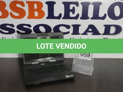 LOTE 059 - 01 NOTEBOOK MARCA VECTOR.  (NO ESTADO) ATENÇÃO! FAZER A VISITAÇÃO ANTES DE ARREMATAR, NÃO SABEMOS SE FUNCIONA. LEILÃO NÃO TEM GARANTIA E NEM DEVOLUÇÃO, SUJEITO A POSSÍVEIS AVARIAS VISÍVEIS/OCULTAS E/OU AUSÊNCIA DE COMPONENTES.