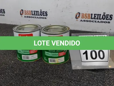 LOTE 100 - 02 COLORANTES A BASE DE ÁGUA COM 900ML NA COR AMARELA MARCA IQUINE.  (NO ESTADO) ATENÇÃO! FAZER A VISITAÇÃO ANTES DE ARREMATAR, NÃO SABEMOS SE FUNCIONA. LEILÃO NÃO TEM GARANTIA E NEM DEVOLUÇÃO, SUJEITO A POSSÍVEIS AVARIAS VISÍVEIS/OCULTAS E/OU AUSÊNCIA DE COMPONENTES.
