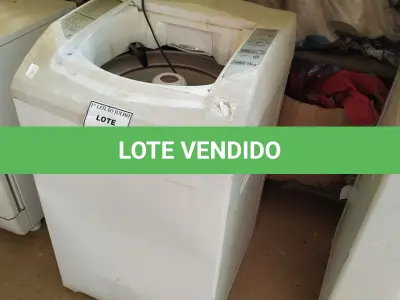 LOTE 362 - 01 MÁQUINA DE LAVAR 8KG MARCA CLEAN SEM MARCA E VOLTAGEM APARENTE COM AVARIAS. (NO ESTADO) ATENÇÃO! FAZER A VISITAÇÃO ANTES DE ARREMATAR, NÃO SABEMOS SE FUNCIONA. LEILÃO NÃO TEM GARANTIA E NEM DEVOLUÇÃO, SUJEITO A POSSÍVEIS AVARIAS VISÍVEIS/OCULTAS E/OU AUSÊNCIA DE COMPONENTES.