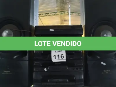 LOTE 116 - 01 APARELHO DE SOM 3 EM 01 MARCA GRADIENTE. (NO ESTADO) ATENÇÃO! FAZER A VISITAÇÃO ANTES DE ARREMATAR, NÃO SABEMOS SE FUNCIONA. LEILÃO NÃO TEM GARANTIA E NEM DEVOLUÇÃO, SUJEITO A POSSÍVEIS AVARIAS VISÍVEIS/OCULTAS E/OU AUSÊNCIA DE COMPONENTES.