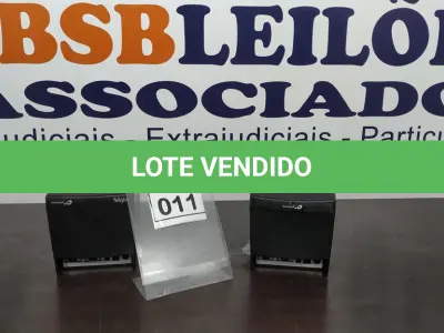LOTE 011 - 02 IMPRESSORAS DE CUPOM MARCA BEMATECH. (NO ESTADO) ATENÇÃO! FAZER A VISITAÇÃO ANTES DE ARREMATAR, NÃO SABEMOS SE FUNCIONA. LEILÃO NÃO TEM GARANTIA E NEM DEVOLUÇÃO, SUJEITO A POSSÍVEIS AVARIAS VISÍVEIS/OCULTAS E/OU AUSÊNCIA DE COMPONENTES.