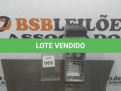 LOTE 069 - 01 SERVIDOR Z600 24G HD 1TB MARCA HP.  (NO ESTADO) ATENÇÃO! FAZER A VISITAÇÃO ANTES DE ARREMATAR, NÃO SABEMOS SE FUNCIONA. LEILÃO NÃO TEM GARANTIA E NEM DEVOLUÇÃO, SUJEITO A POSSÍVEIS AVARIAS VISÍVEIS/OCULTAS E/OU AUSÊNCIA DE COMPONENTES.