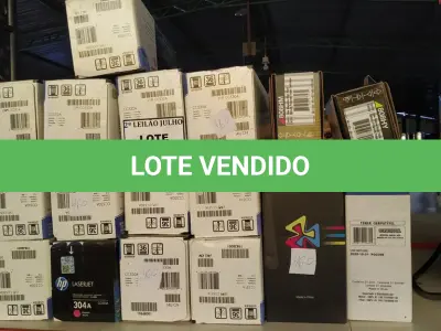 LOTE 038 - 17 TONNERS PARA IMPRESSORAS DE MARCAS E MODELOS DIVERSOS. (NO ESTADO) ATENÇÃO! FAZER A VISITAÇÃO ANTES DE ARREMATAR, NÃO SABEMOS SE FUNCIONA. LEILÃO NÃO TEM GARANTIA E NEM DEVOLUÇÃO, SUJEITO A POSSÍVEIS AVARIAS VISÍVEIS/OCULTAS E/OU AUSÊNCIA DE COMPONENTES.