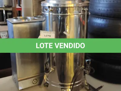 LOTE 239 - 08 CAFETEIRAS ELÉTRICAS SEMI INDUSTRIAL EM INOX. (NO ESTADO) ATENÇÃO! FAZER A VISITAÇÃO ANTES DE ARREMATAR, NÃO SABEMOS SE FUNCIONA. LEILÃO NÃO TEM GARANTIA E NEM DEVOLUÇÃO, SUJEITO A POSSÍVEIS AVARIAS VISÍVEIS/OCULTAS E/OU AUSÊNCIA DE COMPONENTES.