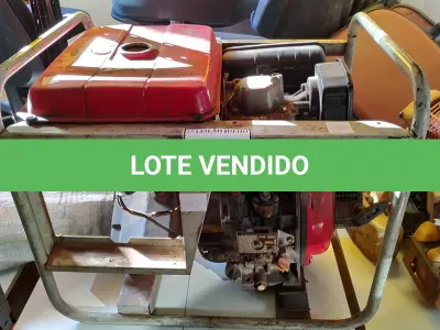 LOTE 250 - 01 GERADOR YDG 3700E A DIESEL MARCA YANMAR. (NO ESTADO) ATENÇÃO! FAZER A VISITAÇÃO ANTES DE ARREMATAR, NÃO SABEMOS SE FUNCIONA. LEILÃO NÃO TEM GARANTIA E NEM DEVOLUÇÃO, SUJEITO A POSSÍVEIS AVARIAS VISÍVEIS/OCULTAS E/OU AUSÊNCIA DE COMPONENTES.