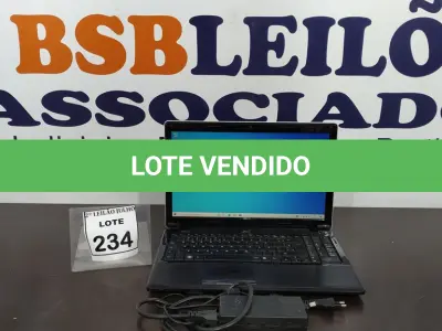 LOTE 234 - 01 NOTEBOOK COM FONTE MARCA AURA. (NO ESTADO) ATENÇÃO! FAZER A VISITAÇÃO ANTES DE ARREMATAR, NÃO SABEMOS SE FUNCIONA. LEILÃO NÃO TEM GARANTIA E NEM DEVOLUÇÃO, SUJEITO A POSSÍVEIS AVARIAS VISÍVEIS/OCULTAS E/OU AUSÊNCIA DE COMPONENTES.