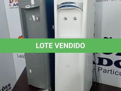 LOTE 147 - 02 BEBEDOUROS PARA GARRAFÃO. (NO ESTADO) ATENÇÃO! FAZER A VISITAÇÃO ANTES DE ARREMATAR, NÃO SABEMOS SE FUNCIONA. LEILÃO NÃO TEM GARANTIA E NEM DEVOLUÇÃO, SUJEITO A POSSÍVEIS AVARIAS VISÍVEIS/OCULTAS E/OU AUSÊNCIA DE COMPONENTES.