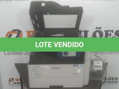 LOTE 090 - 01 IMPRESSORA MULTIFUNCIONAL M5370LX PAINEL DIGITAL TOUCHSCREEN MARCA SAMSUNG. (NO ESTADO) ATENÇÃO! FAZER A VISITAÇÃO ANTES DE ARREMATAR, NÃO SABEMOS SE FUNCIONA. LEILÃO NÃO TEM GARANTIA E NEM DEVOLUÇÃO, SUJEITO A POSSÍVEIS AVARIAS VISÍVEIS/OCULTAS E/OU AUSÊNCIA DE COMPONENTES.
