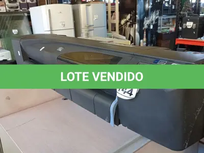 LOTE 144 - 01 PLOTTER HP DESINGNJET 800 SEM BASE. (NO ESTADO) ATENÇÃO! FAZER A VISITAÇÃO ANTES DE ARREMATAR, NÃO SABEMOS SE FUNCIONA. LEILÃO NÃO TEM GARANTIA E NEM DEVOLUÇÃO, SUJEITO A POSSÍVEIS AVARIAS VISÍVEIS/OCULTAS E/OU AUSÊNCIA DE COMPONENTES.