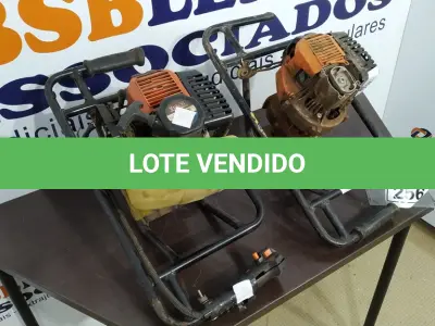 LOTE 256 - 02 MOTORES DE PERFURADORA DE SOLO. (NO ESTADO) ATENÇÃO! FAZER A VISITAÇÃO ANTES DE ARREMATAR, NÃO SABEMOS SE FUNCIONA. LEILÃO NÃO TEM GARANTIA E NEM DEVOLUÇÃO, SUJEITO A POSSÍVEIS AVARIAS VISÍVEIS/OCULTAS E/OU AUSÊNCIA DE COMPONENTES.