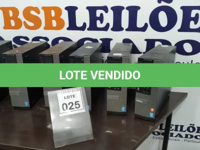 LOTE 025 - 06 CPUS MARCA DELL PARA RETIRADA DE PEÇAS. (NO ESTADO) ATENÇÃO! FAZER A VISITAÇÃO ANTES DE ARREMATAR, NÃO SABEMOS SE FUNCIONA. LEILÃO NÃO TEM GARANTIA E NEM DEVOLUÇÃO, SUJEITO A POSSÍVEIS AVARIAS VISÍVEIS/OCULTAS E/OU AUSÊNCIA DE COMPONENTES.