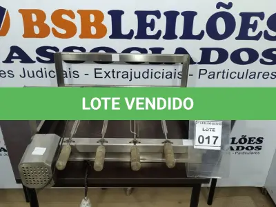 LOTE 017 - 01 GIRA ESPETO 60CM. (NO ESTADO) ATENÇÃO! FAZER A VISITAÇÃO ANTES DE ARREMATAR, NÃO SABEMOS SE FUNCIONA. LEILÃO NÃO TEM GARANTIA E NEM DEVOLUÇÃO, SUJEITO A POSSÍVEIS AVARIAS VISÍVEIS/OCULTAS E/OU AUSÊNCIA DE COMPONENTES.