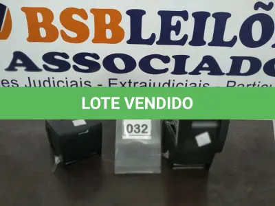 LOTE 032 - 02 IMPRESSORAS DE CUPOM MARCA BEMATECH. (NO ESTADO) ATENÇÃO! FAZER A VISITAÇÃO ANTES DE ARREMATAR, NÃO SABEMOS SE FUNCIONA. LEILÃO NÃO TEM GARANTIA E NEM DEVOLUÇÃO, SUJEITO A POSSÍVEIS AVARIAS VISÍVEIS/OCULTAS E/OU AUSÊNCIA DE COMPONENTES.