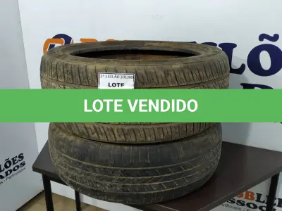 LOTE 224 - 02 PNEUS USADOS 245/452 ZR20 103W. (NO ESTADO) ATENÇÃO! FAZER A VISITAÇÃO ANTES DE ARREMATAR, NÃO SABEMOS SE FUNCIONA. LEILÃO NÃO TEM GARANTIA E NEM DEVOLUÇÃO, SUJEITO A POSSÍVEIS AVARIAS VISÍVEIS/OCULTAS E/OU AUSÊNCIA DE COMPONENTES.