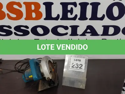 LOTE 232 - 01 SERRA MÁRMORE CIRCULAR. (NO ESTADO) ATENÇÃO! FAZER A VISITAÇÃO ANTES DE ARREMATAR, NÃO SABEMOS SE FUNCIONA. LEILÃO NÃO TEM GARANTIA E NEM DEVOLUÇÃO, SUJEITO A POSSÍVEIS AVARIAS VISÍVEIS/OCULTAS E/OU AUSÊNCIA DE COMPONENTES.