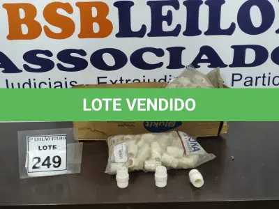 LOTE 249 - 01 LOTE COM GRANDE QUANTIDADE DE NIPLES ROSCAVEL DE MEDIDAS DIVERSAS. (NO ESTADO) ATENÇÃO! FAZER A VISITAÇÃO ANTES DE ARREMATAR, NÃO SABEMOS SE FUNCIONA. LEILÃO NÃO TEM GARANTIA E NEM DEVOLUÇÃO, SUJEITO A POSSÍVEIS AVARIAS VISÍVEIS/OCULTAS E/OU AUSÊNCIA DE COMPONENTES.
