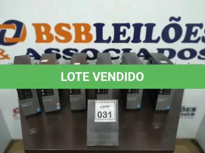 LOTE 031 - 06 CPUS MARCA DELL PARA RETIRADA DE PEÇAS. (NO ESTADO) ATENÇÃO! FAZER A VISITAÇÃO ANTES DE ARREMATAR, NÃO SABEMOS SE FUNCIONA. LEILÃO NÃO TEM GARANTIA E NEM DEVOLUÇÃO, SUJEITO A POSSÍVEIS AVARIAS VISÍVEIS/OCULTAS E/OU AUSÊNCIA DE COMPONENTES.