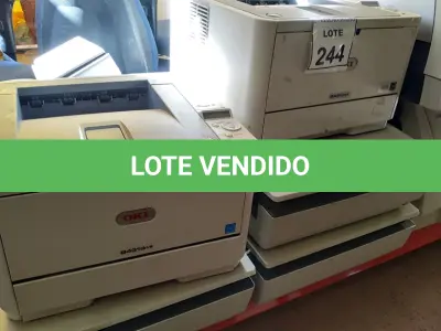 LOTE 244 - 07 SCANNERS DE MARCAS E MODELOS DIVERSOS E 02 IMPRESSORAS MARCA OKI.  (NO ESTADO) ATENÇÃO! FAZER A VISITAÇÃO ANTES DE ARREMATAR, NÃO SABEMOS SE FUNCIONA. LEILÃO NÃO TEM GARANTIA E NEM DEVOLUÇÃO, SUJEITO A POSSÍVEIS AVARIAS VISÍVEIS/OCULTAS E/OU AUSÊNCIA DE COMPONENTES.