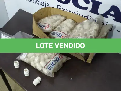 LOTE 249 - 01 LOTE COM GRANDE QUANTIDADE DE NIPLES ROSCAVEL DE MEDIDAS DIVERSAS. (NO ESTADO) ATENÇÃO! FAZER A VISITAÇÃO ANTES DE ARREMATAR, NÃO SABEMOS SE FUNCIONA. LEILÃO NÃO TEM GARANTIA E NEM DEVOLUÇÃO, SUJEITO A POSSÍVEIS AVARIAS VISÍVEIS/OCULTAS E/OU AUSÊNCIA DE COMPONENTES.