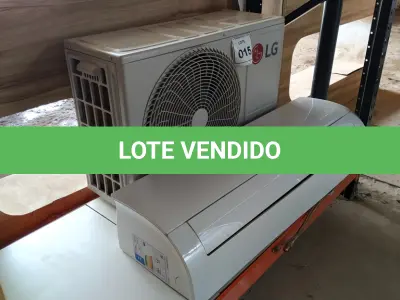 LOTE 015 - 01 AR CONDICIONADO LG DUAL INVERTE 19.000 BTUS.  (NO ESTADO EM QUE SE ENCONTRA. SUJEITO A AVARIAS OCULTAS/VISÍVEIS.) BH1607D