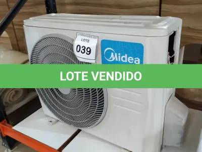 LOTE 039 - 01 CONDENSADORA MIDEA INVERT.18.000BTUS (NO ESTADO EM QUE SE ENCONTRA. SUJEITO A AVARIAS OCULTAS/VISÍVEIS.)