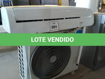 LOTE 091 - 01 AR CONDICIONADO MIDEA INVERT 23.000BTUS. (NO ESTADO EM QUE SE ENCONTRA. SUJEITO A AVARIAS OCULTAS/VISÍVEIS.)