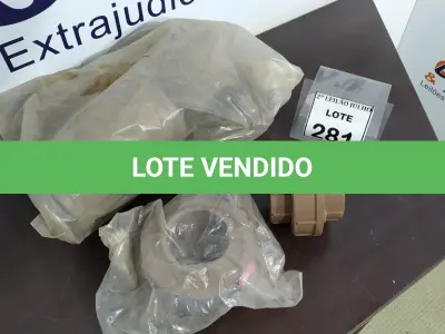 LOTE 281 - 03 TÊ DE 110X75MM E 02 ADAPTADORES SOLDÁVEIS DE 85X3. (NO ESTADO) ATENÇÃO! FAZER A VISITAÇÃO ANTES DE ARREMATAR, NÃO SABEMOS SE FUNCIONA. LEILÃO NÃO TEM GARANTIA E NEM DEVOLUÇÃO, SUJEITO A POSSÍVEIS AVARIAS VISÍVEIS/OCULTAS E/OU AUSÊNCIA DE COMPONENTES.